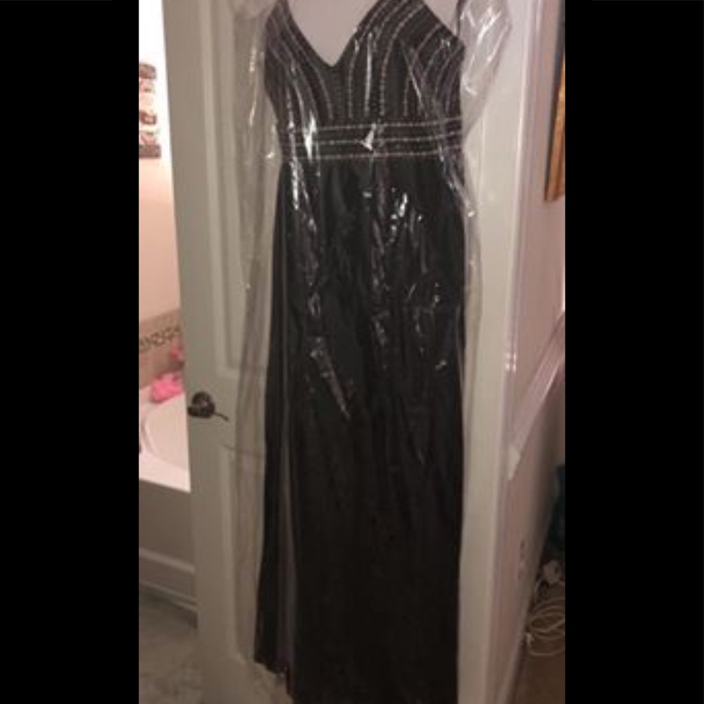 Formal black dress